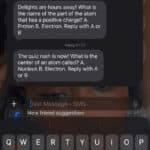 Reply notification from iPhone lock screen