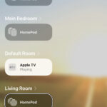 Screenshot showing home app on iPhone