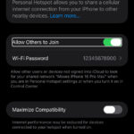 Personal hotspot on iPhone