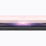 Two iPhone 17e devices, one in black and the other in soft pink, are stacked on top of each other.