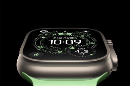 An angled view of Apple Watch Ultra 3.