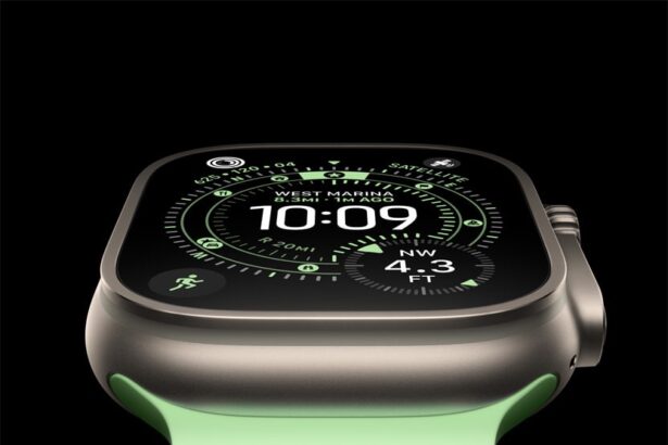 An angled view of Apple Watch Ultra 3.