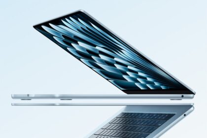 Two open MacBook Air devices.