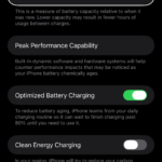 iOS 27 maximum battery capacity on iPhone