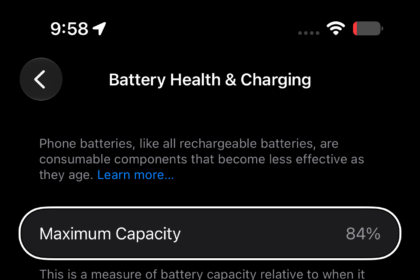 iOS 27 maximum battery capacity on iPhone