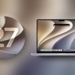 macOS 27 next to MacBook Pro Running macOS 27  