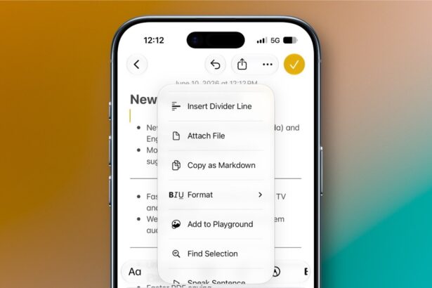 iOS 27 Apple notes