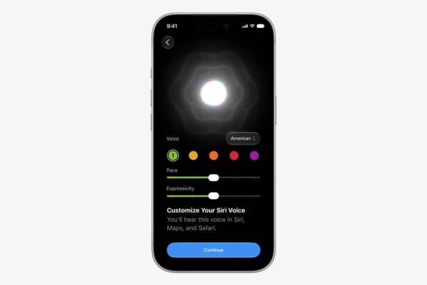 Siri voice customization