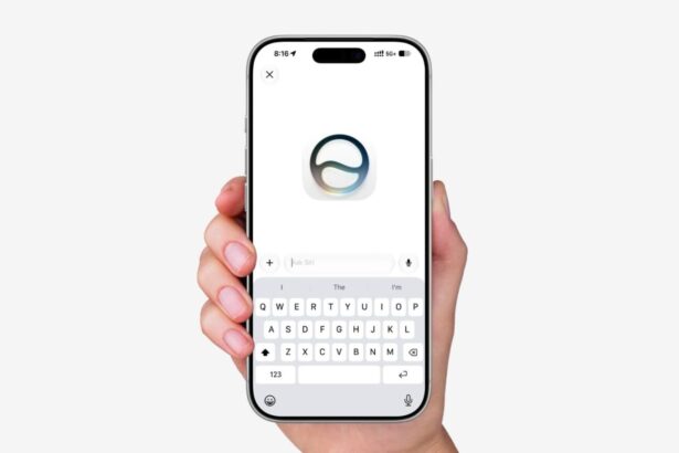 Siri logo on phone