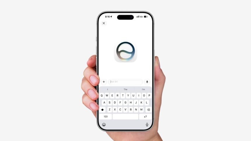 Siri logo on phone