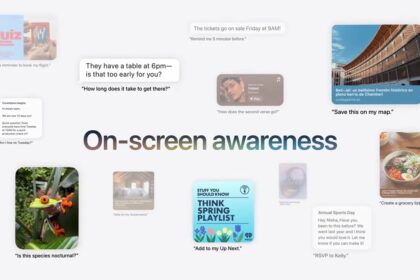 Siri AI On screen awareness