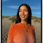 An open photo with thumbnails of other photos across the bottom of the screen. At the top left is a Back button to go back to browsing.