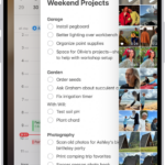 The App Switcher. Icons for the open apps appear at the top, and the current screen for each open app appears below its icon.