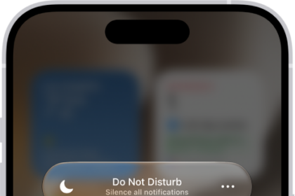 Control Center showing the Focus options, with buttons for setting the duration of the Focus options.