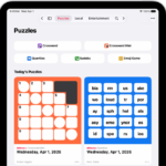 The Puzzles feed in the News app.