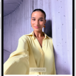 On iPhone, a photo is being edited in the Photos app. The Styles button is selected, and Luminous is selected.