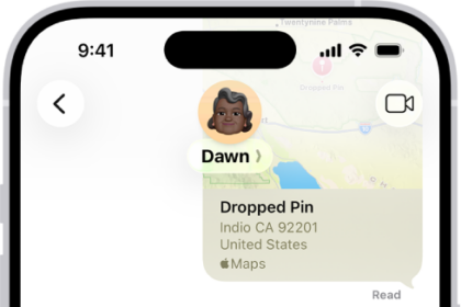 A Messages conversation with a dropped pin, a location request, and a location about to be sent.