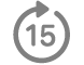 the Fast Forward Fifteen Seconds button