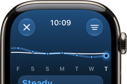 A screen in the Activity app showing a training load estimation.