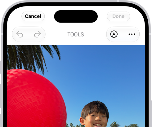 The buttons for Clean Up, Extend, and Reframe are displayed below a photo.