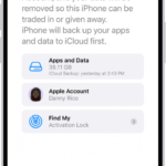 The Erase This iPhone screen.