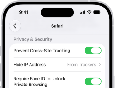 The Not Secure Connection Warning control, located below Privacy & Security on the Safari screen in Settings.