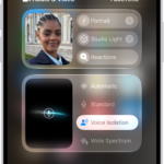The Control Center, showing options for audio and video effects.