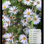 The Markup toolbar is open at the bottom of a note in the Notes app and the Add button in the bottom-right corner of the screen is selected. The following options are available in the Add menu: Add Sticker, Add Text, Add Signature, and Add Shape.