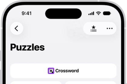 The Puzzles feed in the News app.