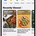 The Recipe Catalog in Apple News+.
