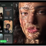 The FaceTime call history, showing a Group FaceTime call, an audio call, a video message, an audio message, and a link to a FaceTime call.