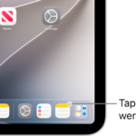 The Handoff icon visible in the Dock on an iPad.