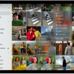 The Photos app is open and the Library tab is selected in the sidebar. The Sort and Filter button at the top of the screen is selected, showing Sort and Filter options for viewing the library contents.