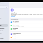 An image of Screen Time in Settings with options for Screen Time Schedules, Time Allowances, and more.