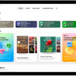The Home screen in the Books app, showing the Current, Recent, and Want to Read sections.
