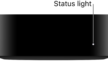 Apple TV 4K with status light shown
