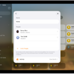 A view of the Home app showing multiple residents.