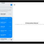 Recovering several recently deleted messages.