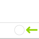 The Home button (Touch ID) at the bottom of iPhone.