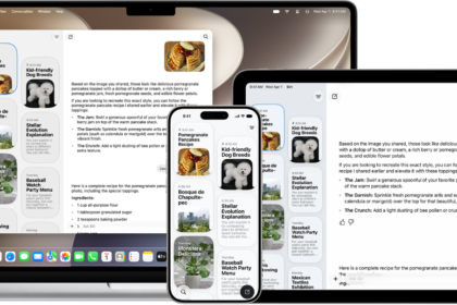The Siri app on an iPhone, iPad, and Mac.