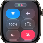 Control Center with the Silent Mode button selected.