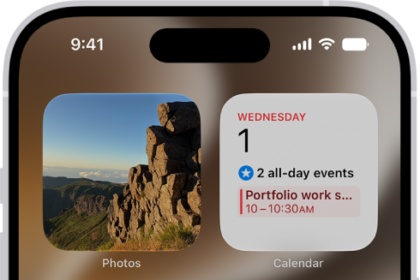 A blurred Home Screen, with the Camera Quick Actions menu showing below the Camera app icon.
