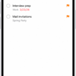 The Flagged Smart List in the Reminders app, which automatically collects all reminders marked with a flag into a single, consolidated list.