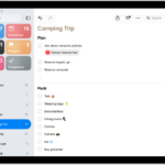 The Reminders app showing a list with one section expanded and the others collapsed.
