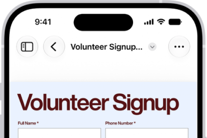 A fillable PDF form with options to highlight and underline text.