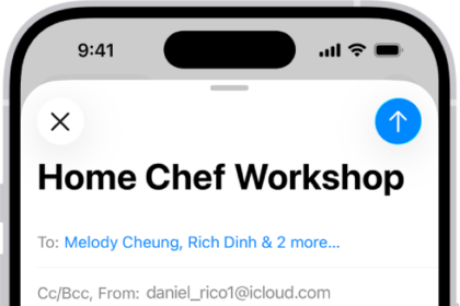 A draft email being composed.