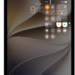 The Control Center screen showing that tapping the top-left button turns on Airplane Mode.
