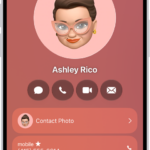 A contact card in the Contacts app.