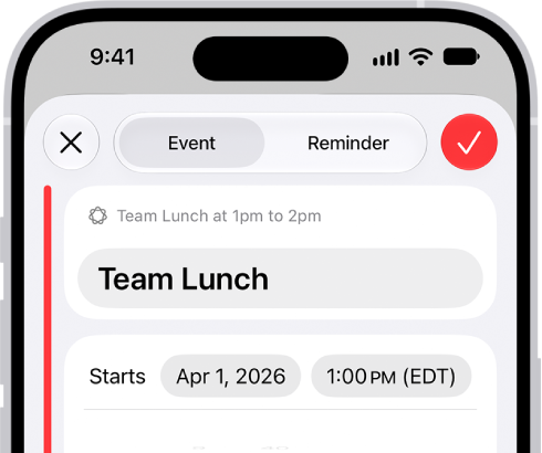 A calendar event showing settings for the time and time zone of the event.