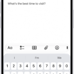A Quick Note showing a link to a location in Maps and text underneath. The Save button is on the top left.